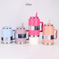 VLMV Sports Water Bottles, Thickened Insulated Water Bottle, Portable 2L with Handle BPA Free Gym Bo