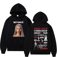 COD Beyonce Cowboy Carter Tour 2025 Gothic Punk Hoodie Men/Women Fashion Retro Sweatshirt Long Sleev