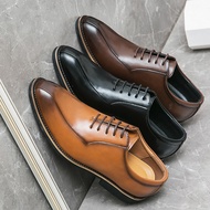 British Business Handsome Business Shoes Leather Shoes Casual Oxford Lace Up