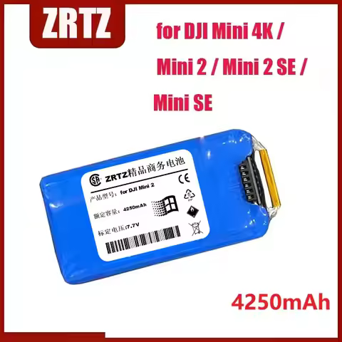 New ZRTZ 4250mAh Battery for DJI Mini 4K / Mini 2 / Mini 2 SE / Mini SE