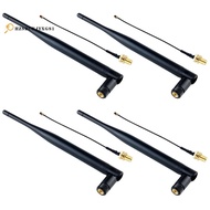 4pcs Antenna 5DBi SMA Male with  Extenstion Cable Omni-Directional LoRa Antenna