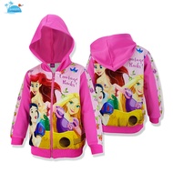 เสื้อแจ็คเก็ต เสื้อกันหนาว เจ้าหญิง Disney Princess ลิขสิทธ์แท้ ชุดกันหนาวเด็ก เสื้อแจ็คเก็ตเด็ก Jacket สีชมพู