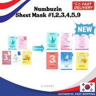 (Renewed) Numbuzin No.1,No.2,No.3,No.4,No.5,No.9 Sheet Mask | Korean Skin Care