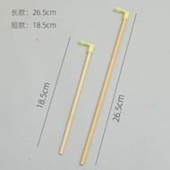 Log Color Bamboo Lantern Lifting Pole Children DIY Handmade Material Solid Lantern Pole Accessories 