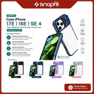 Case iphone 17E 17 E 16E 16 E SE 4 2025 SNAPFIT Clear MagSafe Camera Slide Candy Color Anti Shock Co