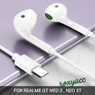 HEADSET / EARPHONE REALME GT NEO 3 GT NEO 3T GT NEO 2 NEO 2 PRO USB TYPE C STEREO BASS