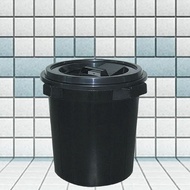 Black Pail with Cover (4012BK)