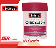 [EXP 03/2028] Swisse Ultiboost Co Enzyme Q10 150mg ( 180 Capsules )