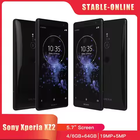 Original Sony Xperia XZ2 4G Mobile Phone 4GB/6GB+64GB Single/Dual SIM 5.7" IPS LCD Snapdragon 845 Oc