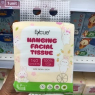 EXCUE Hanging Soft Facial Tissue Tisu Gantung Lembut 140 Helai (19cmx12cm)