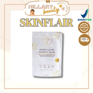 SKINFLAIR Mask White Glow Perfect Mask MASKER BUBUK MASKER WAJAH MENCERAHKAN MEMUDARKAN NODA HITAM B