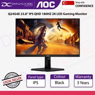 AOC Q24G4E 23.8" IPS QHD 2K 180Hz 1440P 1ms LED Gaming Monitor