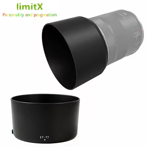 ET77 Bayonet Camera Lens Hood For Canon RF 85mm F2 Macro IS STM Lens for EOS R Ra R5C R3 R6 R5 II RP