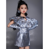 Red Rose/Silver Girls Leather Set Yuan Universe 9 Technology Style