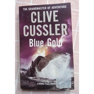 preloved BLUE GOLD Clive cussler