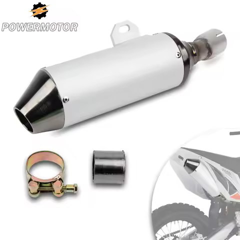 for KAYO Exhaust Muffler Pipe Modified for BSE Apollo ATV HONDA 110cc 125cc 2T 4T DirtBike Enduro Of