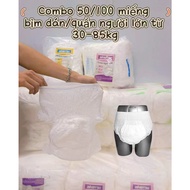 Combo 60/80/100 diapers/pants for adults from 35-85kg, cheap patient diapers, diapers for pregnant w