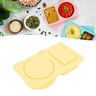 VBESTLIFE Sorandy 3 Pack Silicone Reusable Snack Containers with Lid  Double Compartment Snackle Org