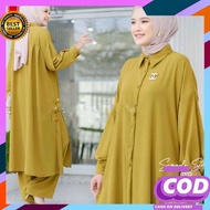 Latest Oneset Muslim Clothes for Women 2023 Eid Al-Fitr Suits Gamis Teenagers Adults Contemporary Ga