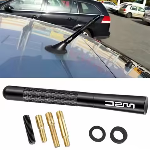 Car Antenna WRC style Carbon Fiber Accessories for Audi A1 A2 A3 8p 8v 8l A4 b6 b7 b8 b9 A5 A6 c5 c6