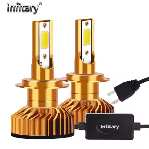 Infitary 9007 LED Headlight for Car H4 LED High Low Beam H13 9008 H11 H8 H9 H7 COB H1 H3 H27 880 900