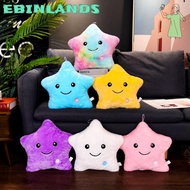 EBINLANDS LED Star Doll Toy, Star LED Electronic Star Plush Toy, Baby Kid Toys Soft Home Decoration 