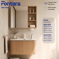FONTERA ARCWOOD B MIRROR CABINET ALUMINIUM HONEYCOMB 60CM 70CM 80CM 100CM STORAGE MIRROR CABINET