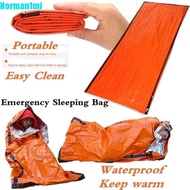 RIDGE Emergency Sleeping Bag Camping Lifesaving Thermal Blanket Outdoor Bivvy Waterproof Windproof S