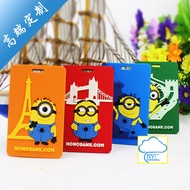 Luggage Tag Customized Card Holder Soft Rubber Travel Tag Silicone Boarding Pass Customized PVC Gift