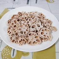 Dehydrated Dried Lotus Root Slices/Akar Teratai Kering/Lian Ou