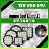 Beacon Cheras Sport Light LED 12v 24v Working Lamp White Lampu Spot Putih 12v 24v Lori Kereta Motor 