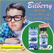 PROMO kapsul ekstrak bilberry obat mata buram sebelah vitamin mata kesehatan mata dewasa 60 kapsul