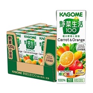 Kagome Yasaiseikatsu 100 Carrot and Orange juice 12 pcs