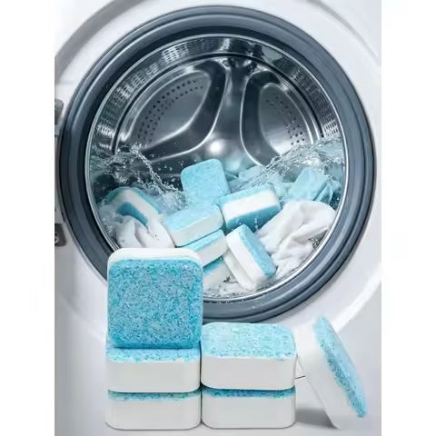 Washing Machine Cleaner Descaler Remover Detergent Effervescent Tablets For Front Top Load Washer Da