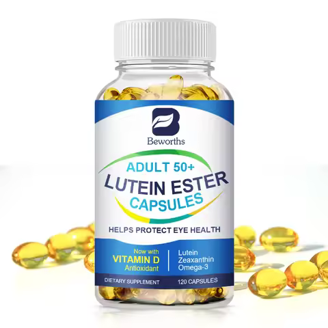BEWORTHS Lutein Capsules with Zinc, Vitamins C, E,Omega 3 & Zeaxanthin Helps Protect Eye Health Redu