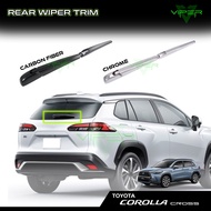 Toyota Corolla Cross CARBON CHROME Rear Wiper Trim Cover Bodykit Accessories 2021 2022 2023