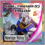 GD01 English Gundam Card Game | Newtype Rising COMMON (C) Cards