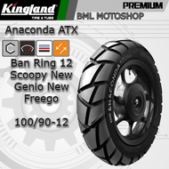 Ban Scoopy Tubeless Kingland 100/90-12 ATX Semi Trail Ban Depan Scoopy Freego Ring 12