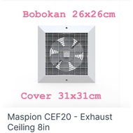 Maspion cef20 exhaust fan 8 inch ceiling exhaust fan