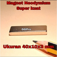 Neodymium Magnet box 40x10x3 mm
