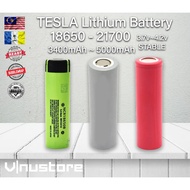 TESLA 18650 21700 PANASONIC 3400mAh 4800mAh Li-ion Battery Cell Compatible Lithium ion Rechargeable 