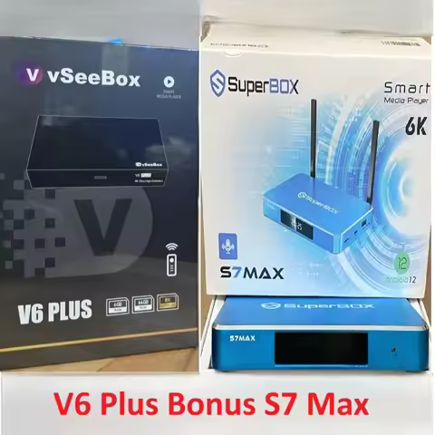 🔥vSeeBox V6 Plus 8K UHD + FREE S7 Max 64GB 6K UHD Android TV Box | Fast Ship | Combo Deals | USA Shi