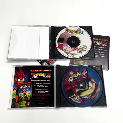 Tomba 2 Games NTSC U/C Version Copy Disc Retro Video Game Work For PS Modified Machine With Direct R