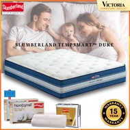 Slumberland TempSmart™ Duke Mattress(15 Years Warranty) FREE SHIPPING + GIFT /Tilam / bed (Single/S.Single/Queen/King)床垫