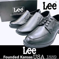 LEE Executive Classic Formal Black Leather Shoes Kasut Pejabat Ofis Black Formal Kasut Kulit Lee Unt