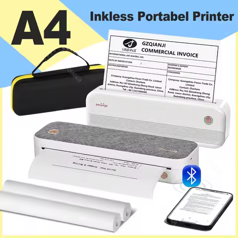 Peripage A40 / P40Mini Portable A4 Thermal Printer Mobile Document Bluetooth Paper Photo Inkless Pri