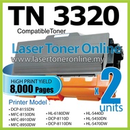 TN3320 TN 3320 Compatible to Brothe* HL5440D HL5450DN HL6180DW MFC 8510DN 8910DW HL 5440D 5450DN 618