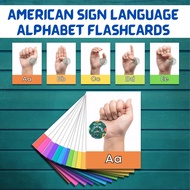 LAMINATED (ASL) SIGN LANGUAGE ALPHABET NUMBERS FLASHCARDS (ASL), LAMINATED FLASH CARDS