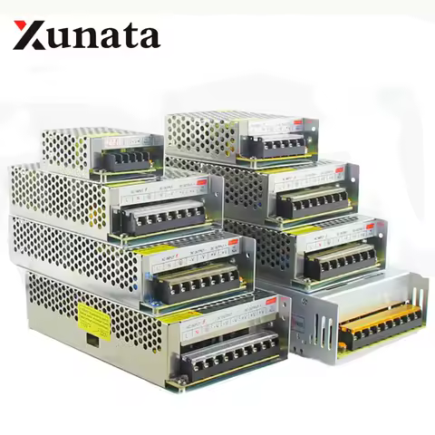 DC 12V 5V 24V Switching power supply LED strip power supply adapter AC 100-240V 24W 36W 120W 200W 24