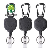 ZILUOLAN Retractable Badge Holder Retractable Badge Clip Credit Card Cover Badge Holder ID Card Hold